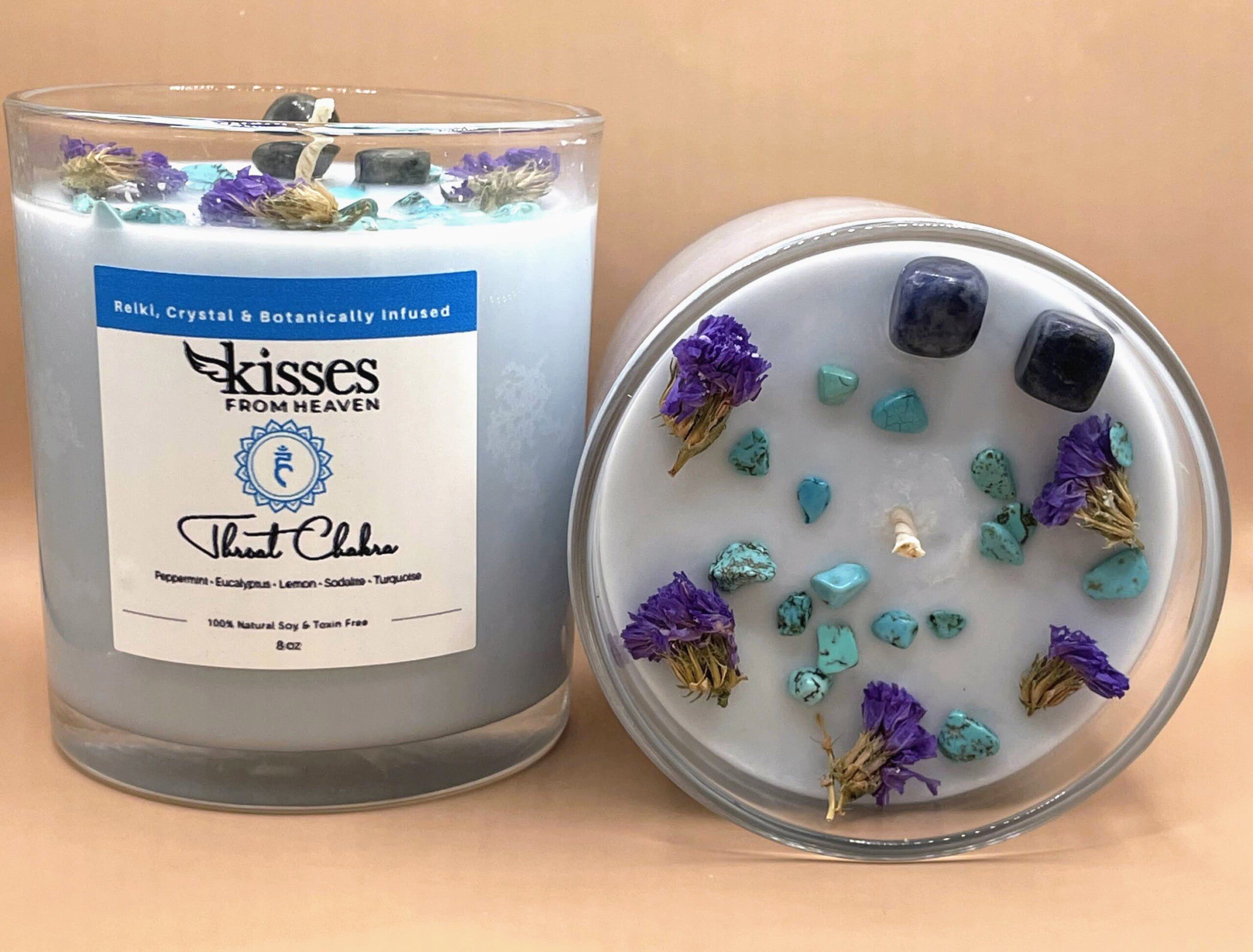 Throat Chakra Candle