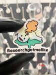 Exhausted Flask Sticker