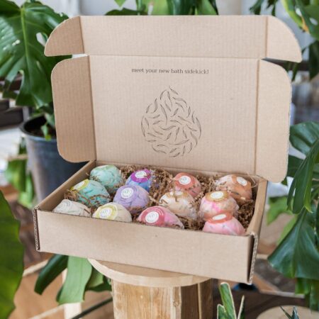 Unscented bath bombs (box of 6)