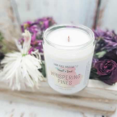WHISPERING PINES - Spruce & Cedar Scented Soy Candle