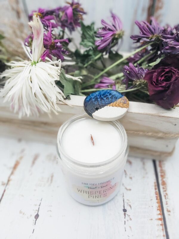 WHISPERING PINES - Spruce & Cedar Scented Soy Candle