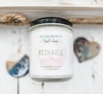 RECHARGE- Eucalyptus + Spearmint: Scented Soy Candle