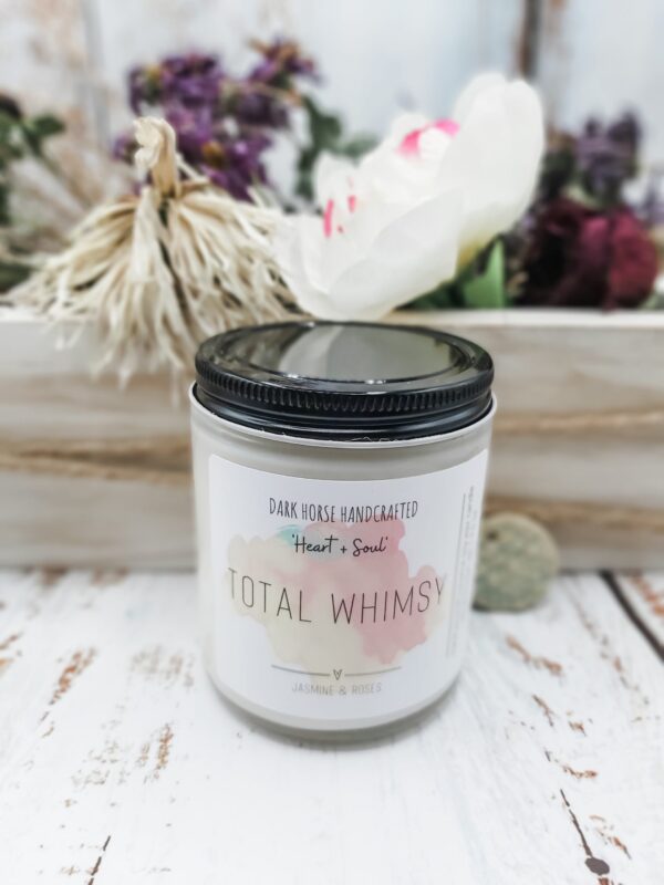 TOTAL WHIMSY - Jasmine + Roses Scented Soy Candle
