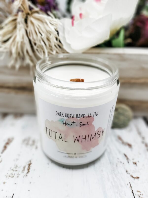 TOTAL WHIMSY - Jasmine + Roses Scented Soy Candle