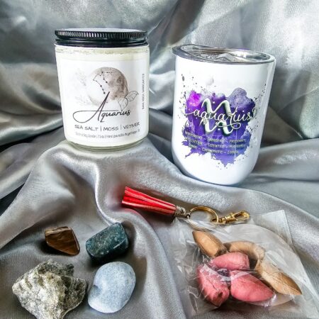 Aquarius Zodiac Candle Gift Box
