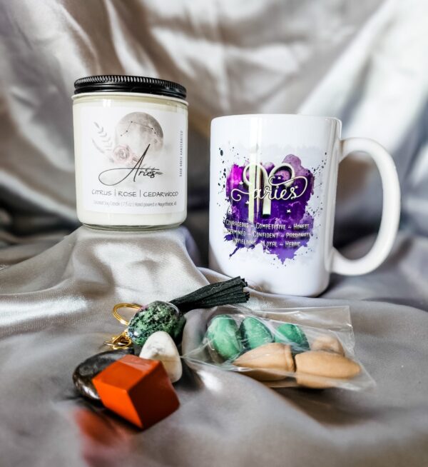 Aries Zodiac Candle Gift Box