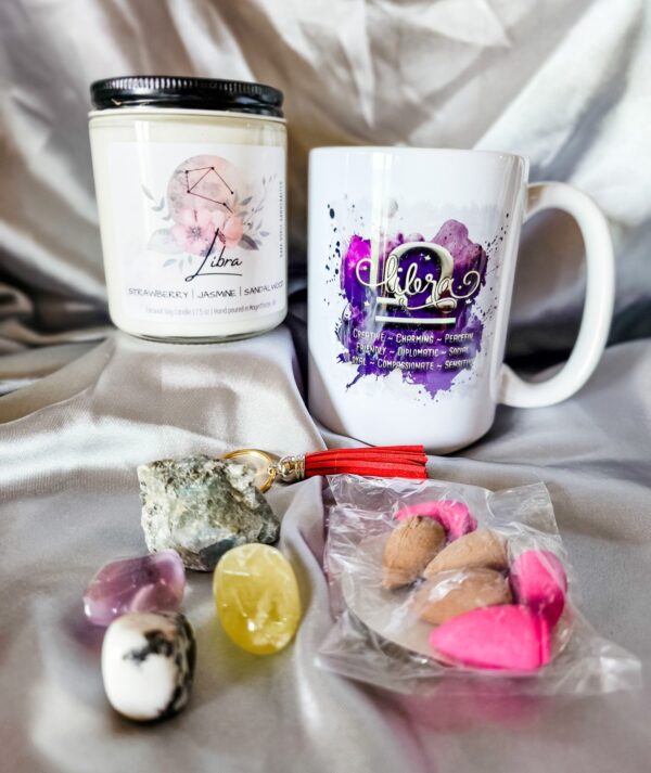 Libra Zodiac Candle Gift Box