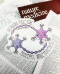 Collaborating Neurons (Transparent) Sticker