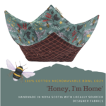 100% Cotton Microwavable Bowl Cozy - Honey, I'm Home