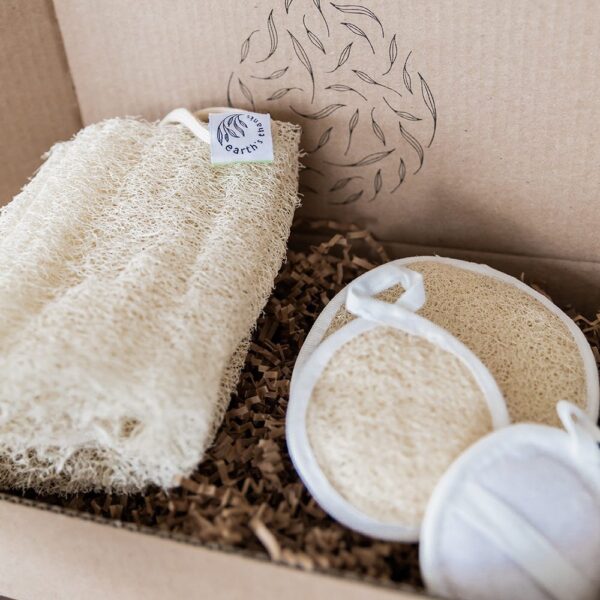 Natural Egyptian Loofah Gift Set