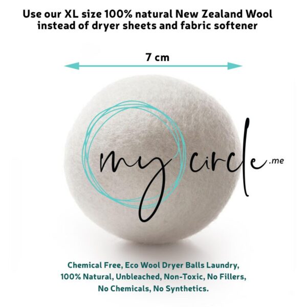 Reusable XLarge Wool Dryer Balls
