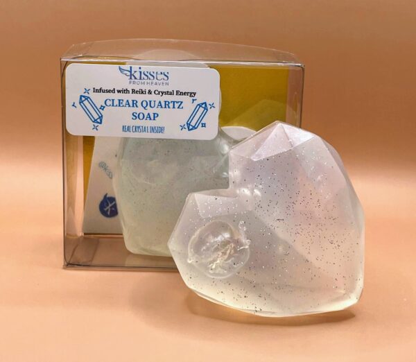 Clear Quartz Crystal Soap