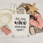 Did I Buy Wine Instead of Milk Again? Funny Saying Tote Bag