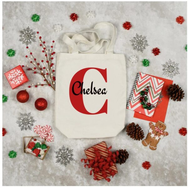 Modern Personalized Cotton Tote Bag
