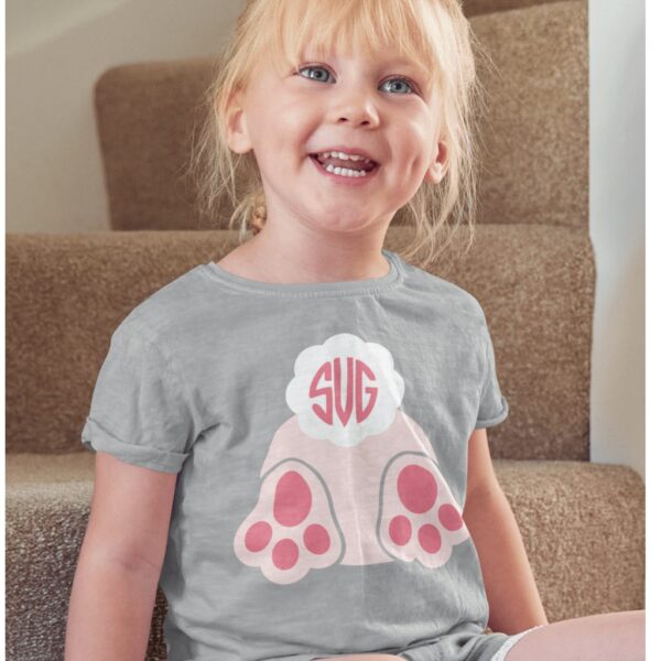 Bunny Tail Monogrammed T-Shirt