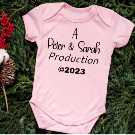 Personalized Name Announcement Onesie® Baby Gift
