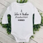 Personalized Name Announcement Onesie® Baby Gift