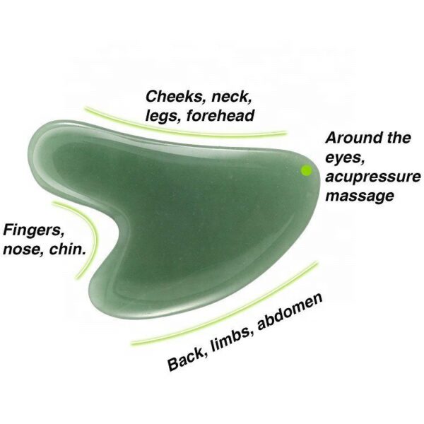 Gua Sha Scraping Massage Tool with Vitamin C Serum