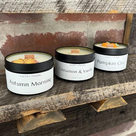 Trio of Autumn scents Candles - Gift Set