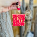 Keys To The Sh!t Show Acrylic Car Charm