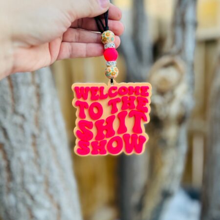 Keys To The Sh!t Show Acrylic Car Charm