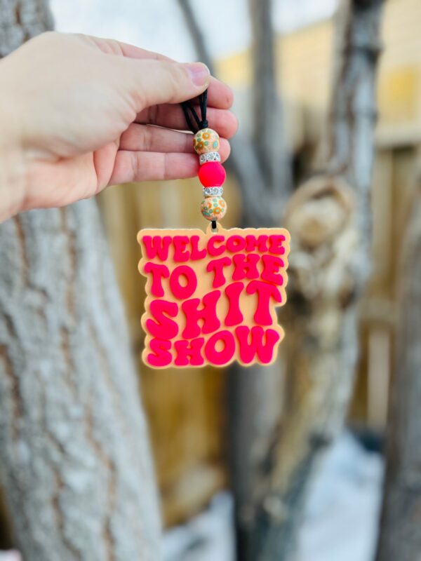 Keys To The Sh!t Show Acrylic Car Charm