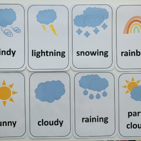 Weather Pattern Flashcards Set - 8pk