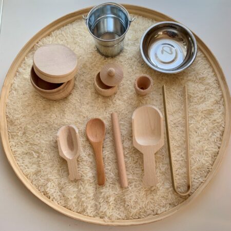 Sensory Play Tool Set w/ 5 hand tools and 5 bowls