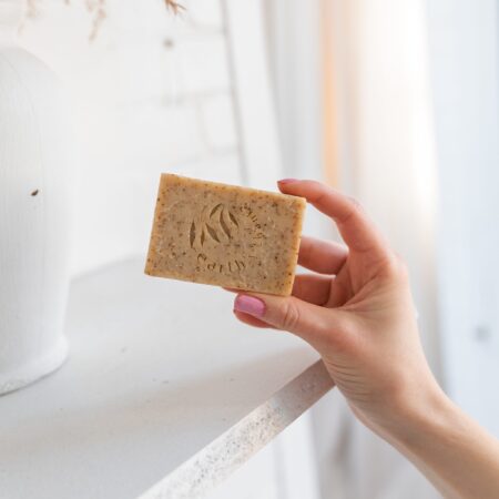 Homemade Exfoliating Coffee Moisturizing Bar Soap