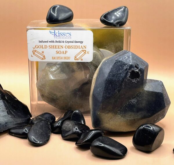 Obsidian Crystal Soap