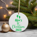 Personalized Baby's First Christmas Ornament