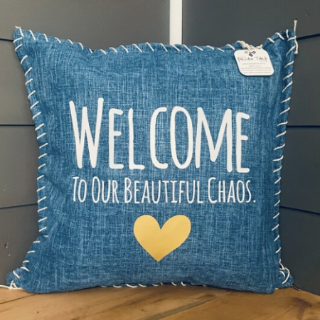 Welcome To Our Beautiful Chaos Pillow Cover.