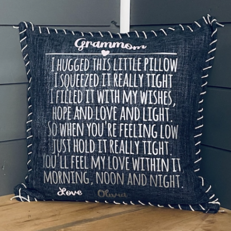 Grandma Note. Pillow Cover