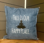 This Is Our Happy Place. Pillow Cover