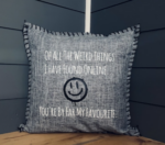 Of All The Weird Things I Have Found Online... You're By Far My Favourite. Pillow Cover.
