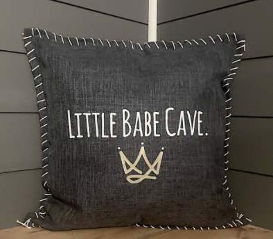 Little Babe Cave. Pillow Cover.