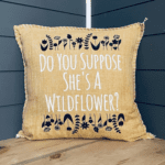 Do You Suppose She's A Wildflower? Pillow Cover.