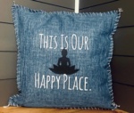 This Is Our Happy Place. Pillow Cover.