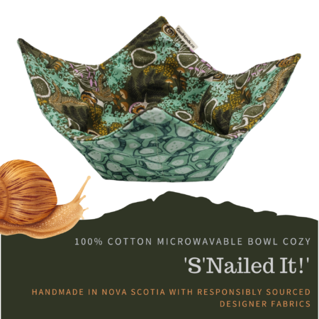 100% Cotton Microwavable Bowl Cozy - S'Nailed It!