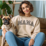 Embroidered Mama Sweatshirt