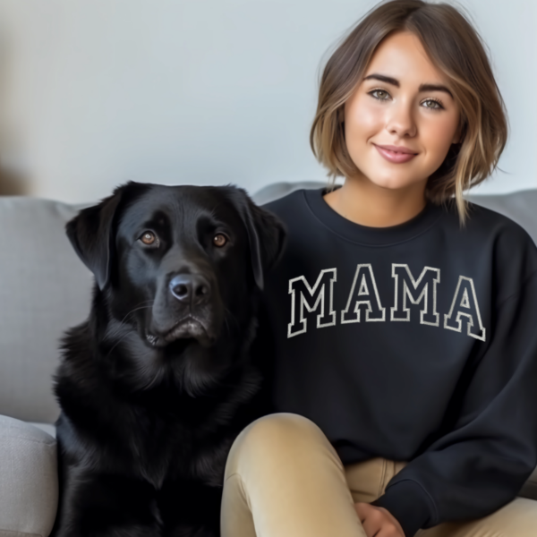 Embroidered Mama Sweatshirt