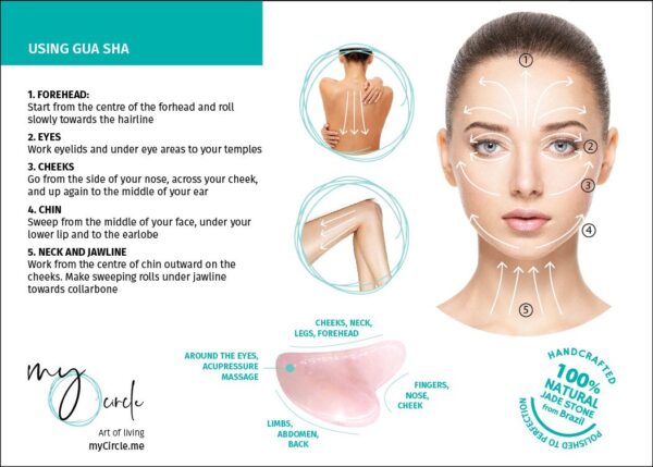 Gua Sha Scraping Massage Tool with Vitamin C Serum