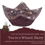 100% Cotton Microwavable Bowl Cozy - You're a Wizard, Harry