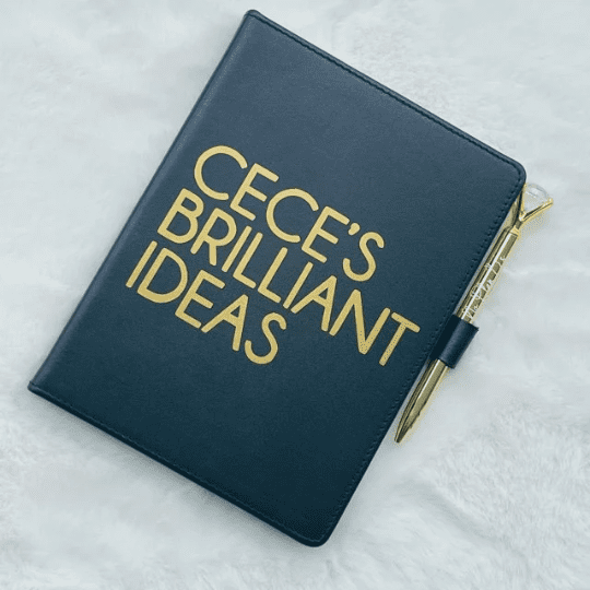 Personalized Vegan Leather Journal