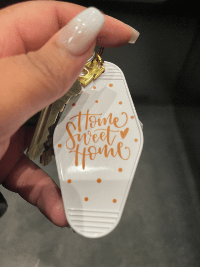 Home Sweet Home Motel Key Chain