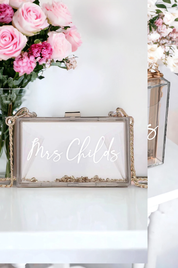 Personalized Clutch Purse
