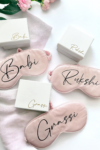 Personalized Sleep Mask | Satin Sleep Mask | Eye Sleeping Mask | Custom Sleep Mask | Gift