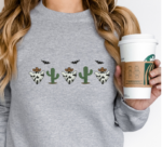 Halloween Cowboy Embroidered Sweatshirt