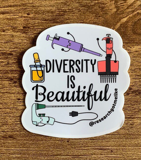 Diversity is Beautiful Sticker