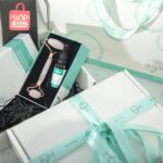Dual-Action Jade Facial Roller with VC Serum Set
